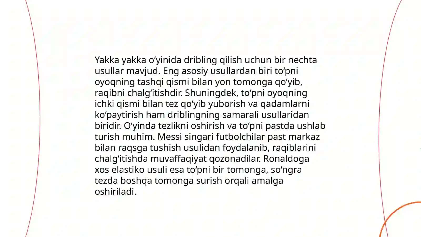 Yakka yakka o‘yinchini aldashning asosiy texnikalari 4