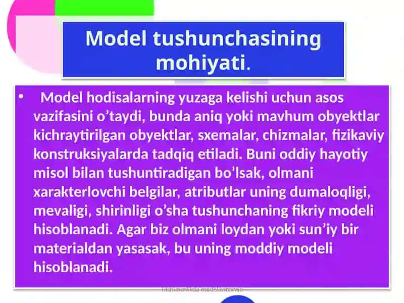 Tilshunoslik damodellashtirish metodlari 4