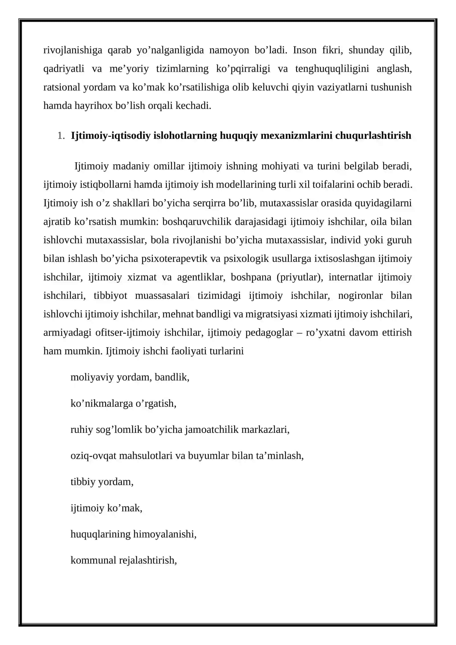 O'zbekistonda ijtimoiy soha referat 4