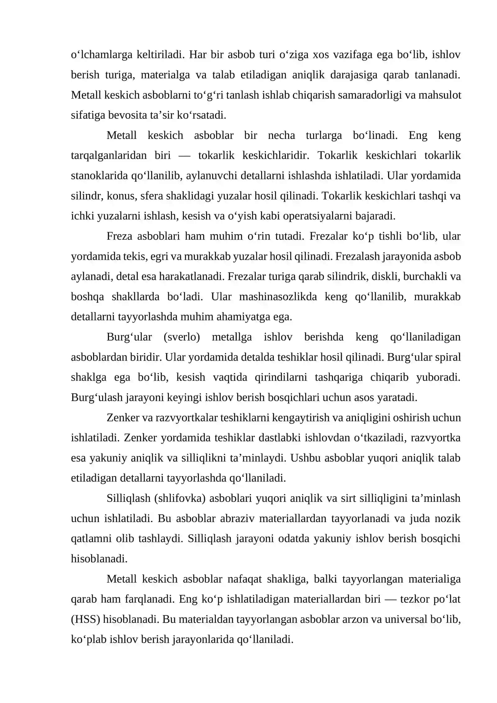 METALL KESKICH ASBOBLAR BILAN ISHLOV BERISH 4