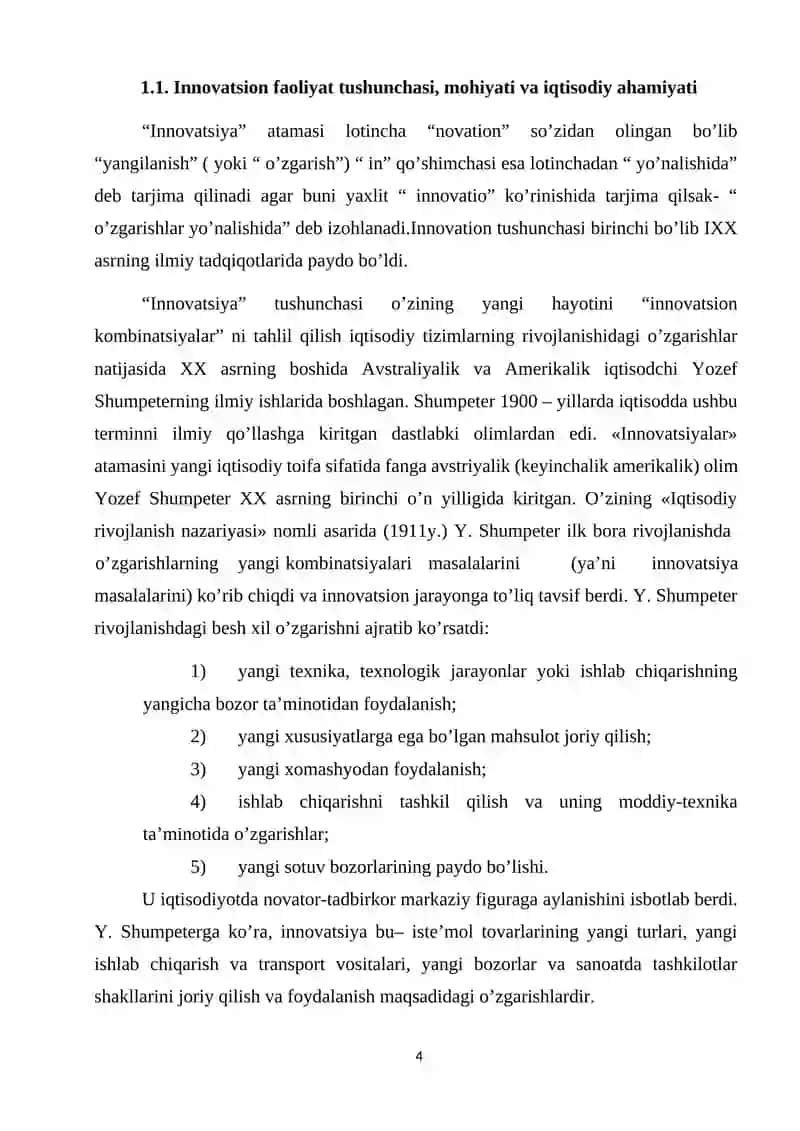 Ishlab chiqarish korxonasining innovatsion faoliyati asoslari 4