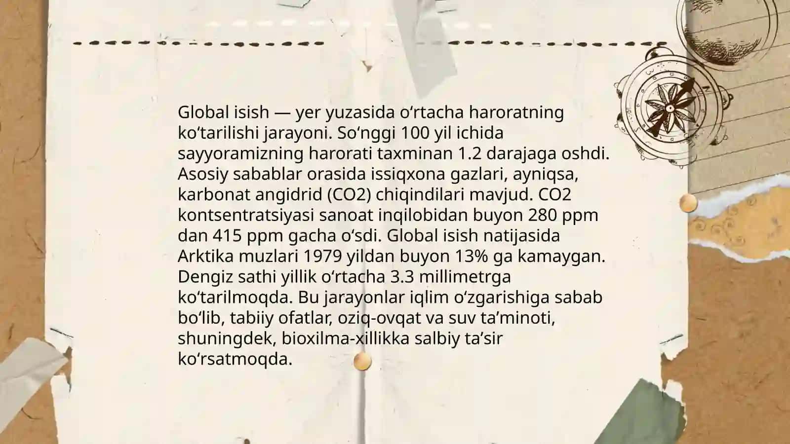 Iqlim oʻzgarishi va uning insoniyat uchun oqibatlari 4