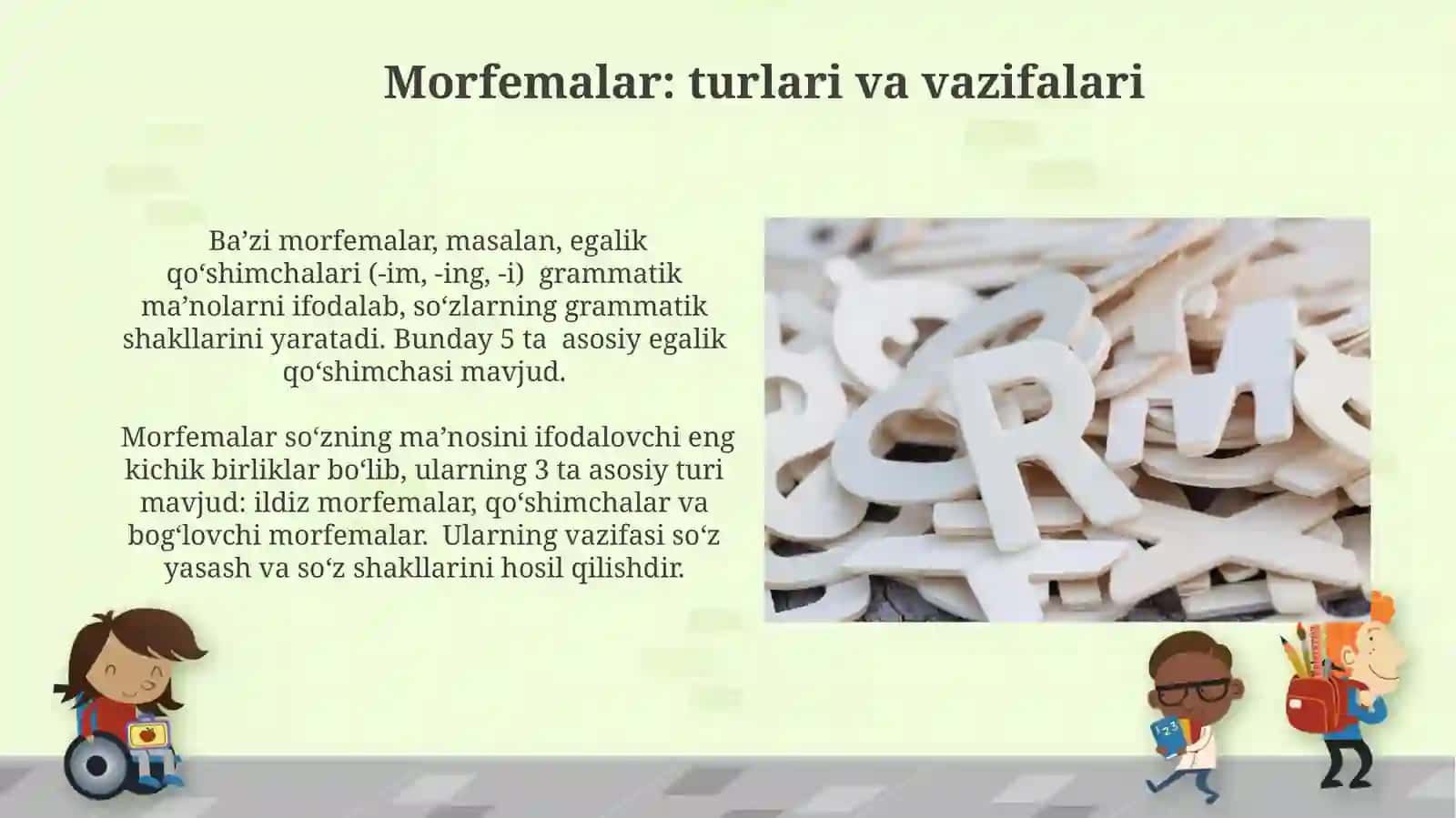 Ildiz morfema 4
