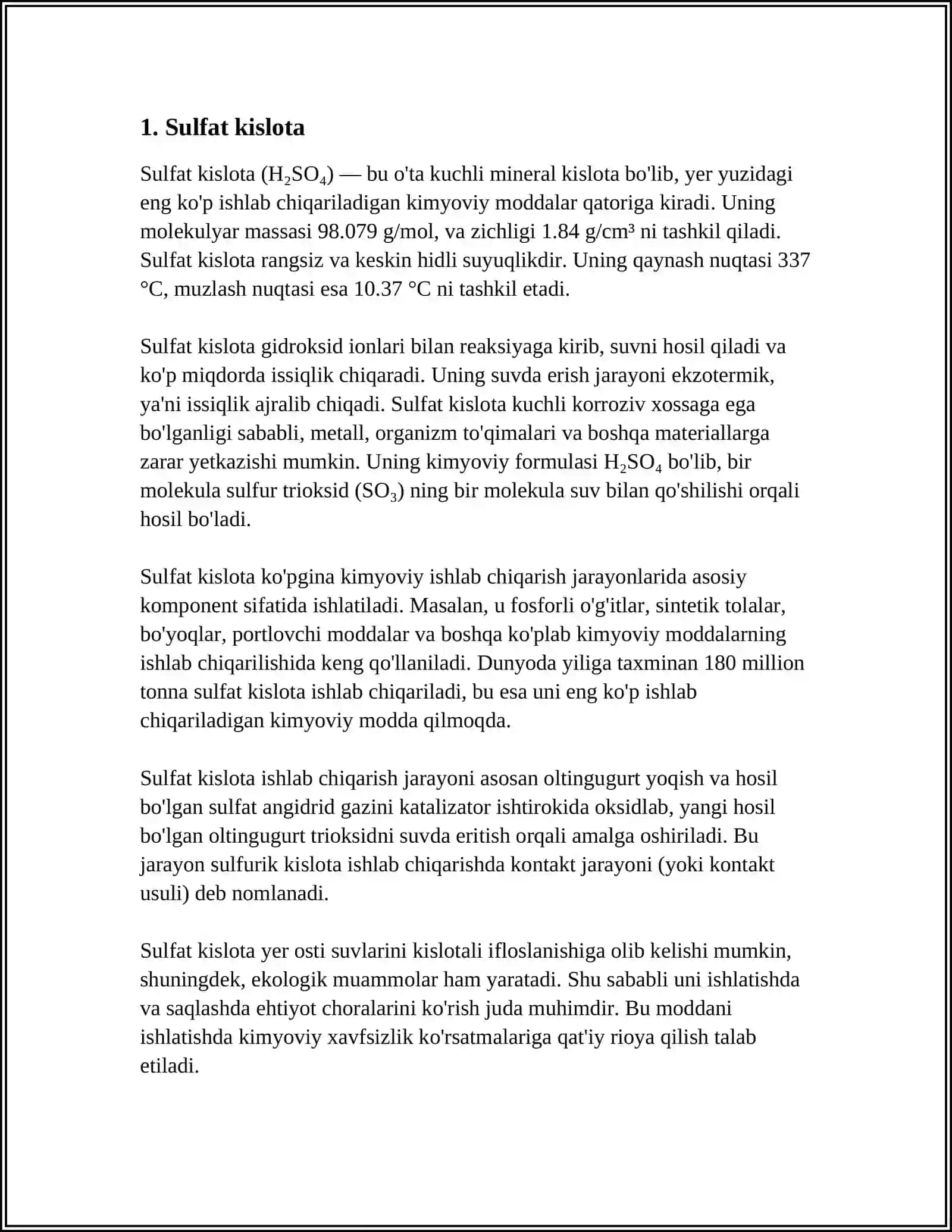Sulfat kislota 4
