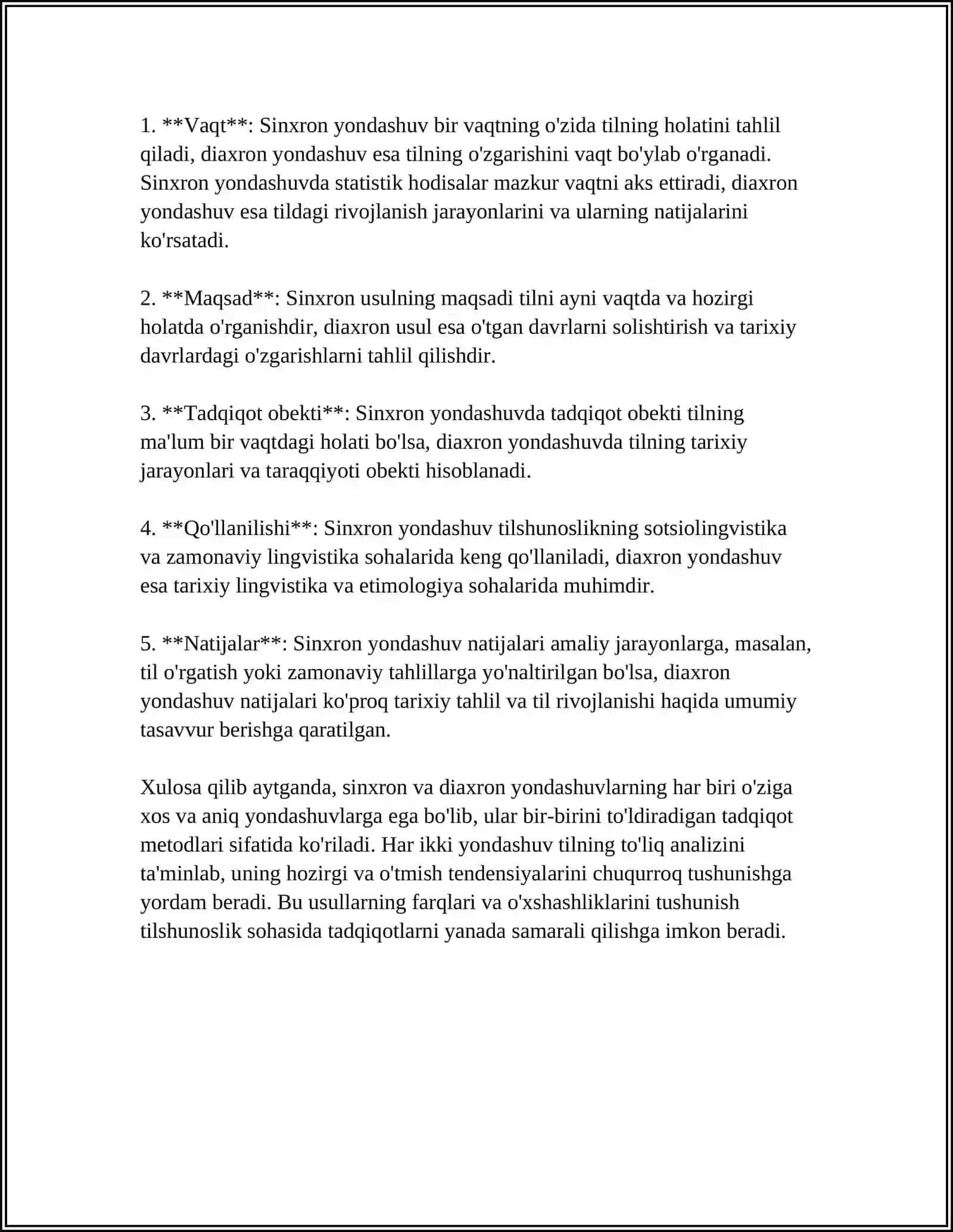 "SYNCHRONIC AND DIACHRONIC APPROACHES IN LEXICOLOGY" 4