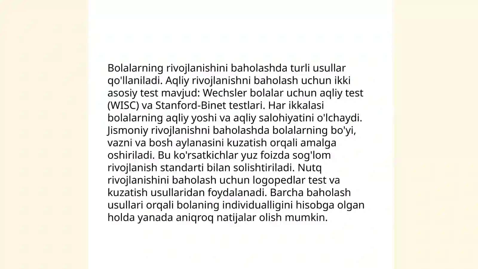 Kichik maktab yoshidagi bolalarni pedagogik tekshirish metodikalari 4