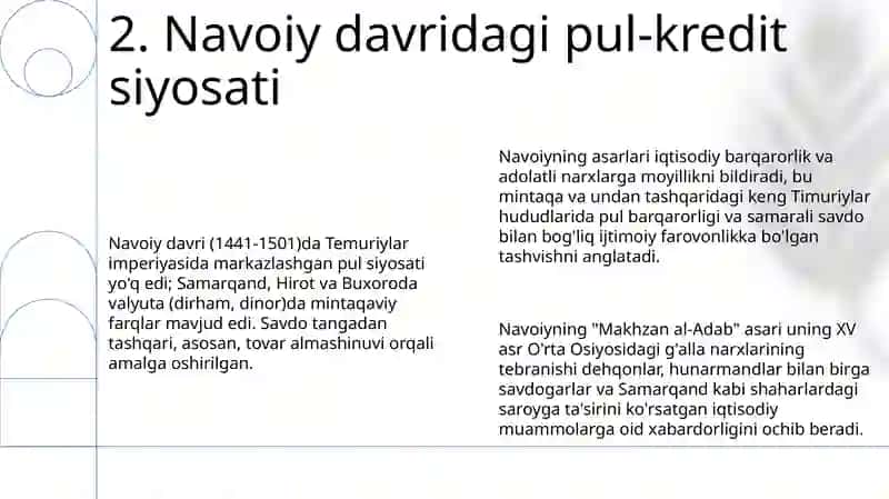 Alisher Navoiyning iqtisodiy qarashlari 4