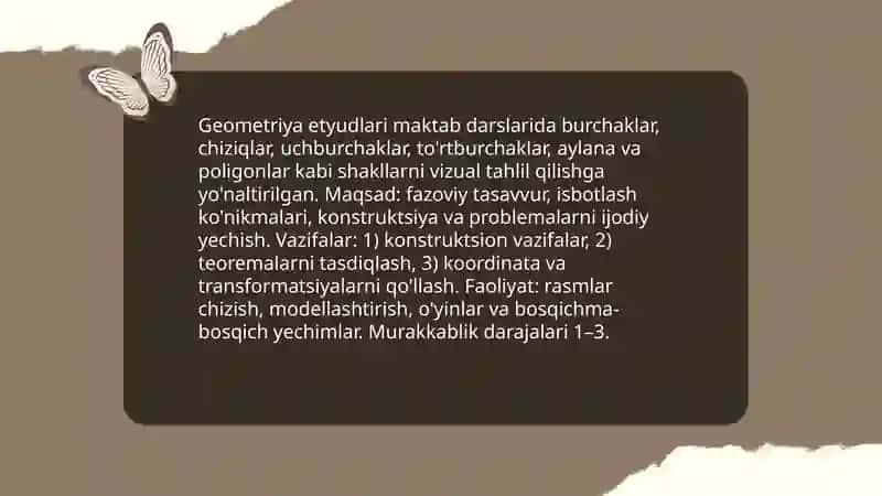 Algebraik etyudlar 4