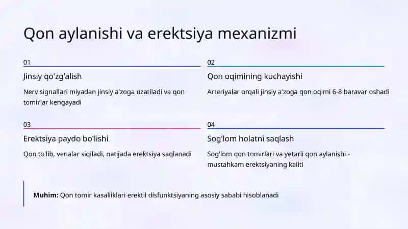 Erektil disfunktsiya: Sabablari va davolash tamoyillari 4