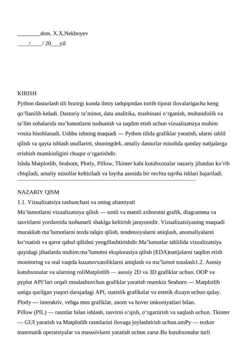 Python dasturlash tili tarkibida garafiklar chizish va ularni qayta ishlash 4
