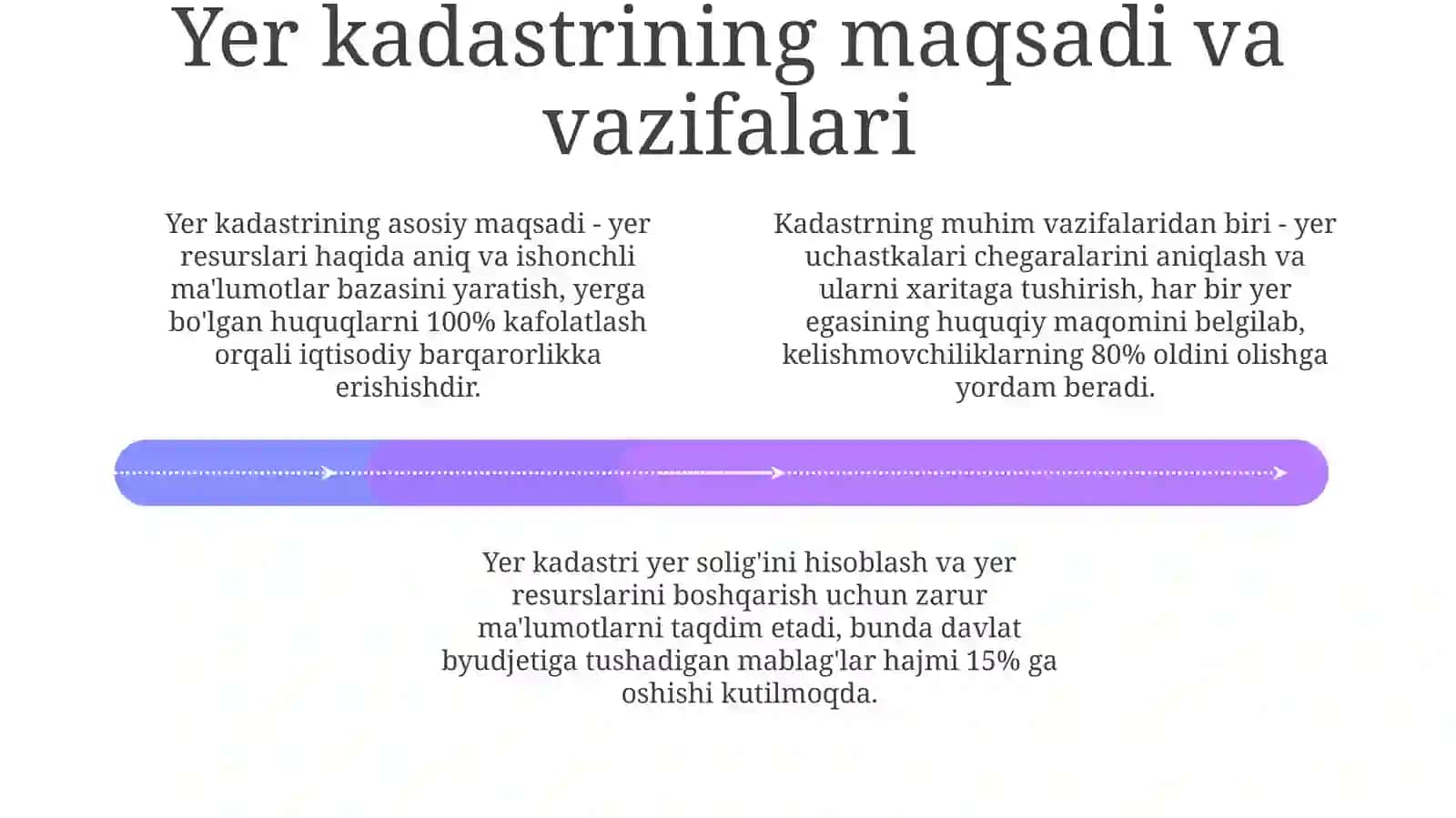 Yer kadastri va yer tuzish 4