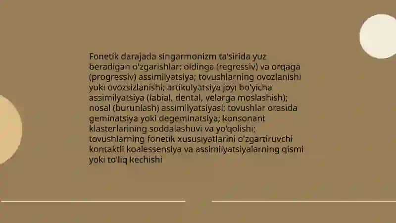 O'zbek tilida singormonizm ta'sirida o'zgarishlar 4