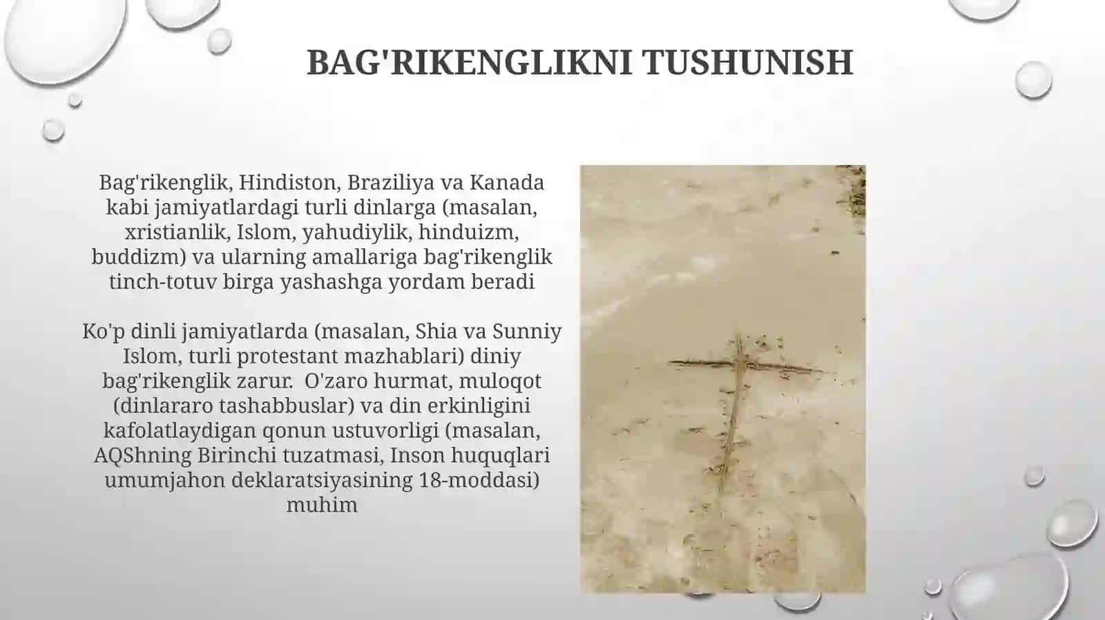 Diniyflyuralizm,Diniytolerantlikbag'rikenglikninghayotdagio'rni 4