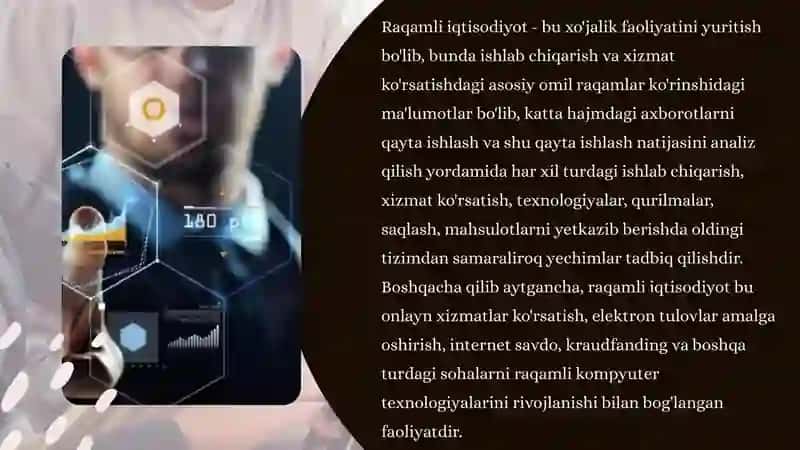 Raqamli iqtisodiyot texnologiyalari 4