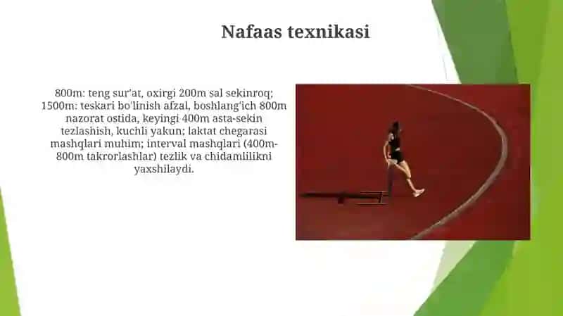 Oʻrta masofaga yugurish texnikasi 4