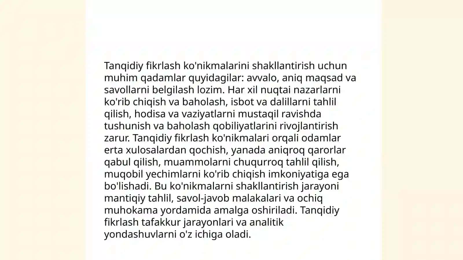 O'quvchilarning bilim, ko'nikma va malakalarini oshirish 4