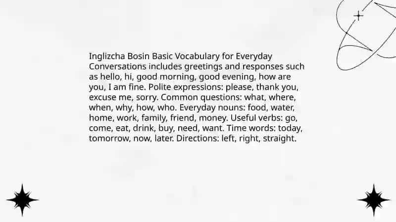 Inglizcha Bosin 4