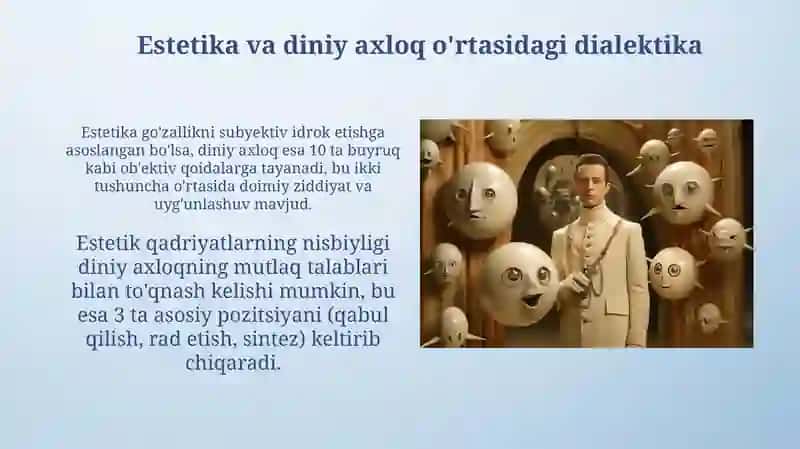Estetik yondashuvning mohiyati 4