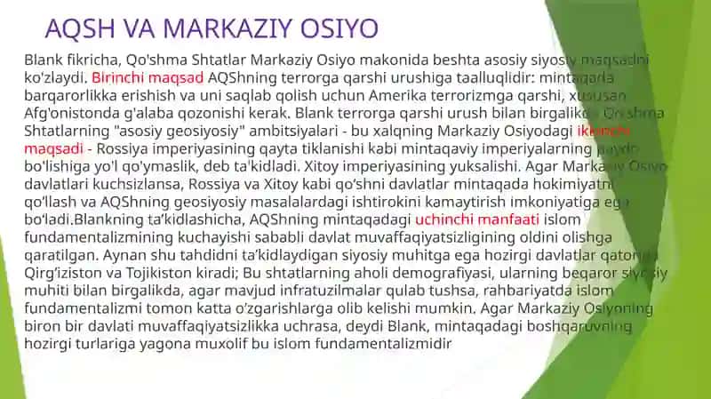 Markaziy Osiyoda geosiyosiy jarayonlar va mintaqaviy hamkorlik 4