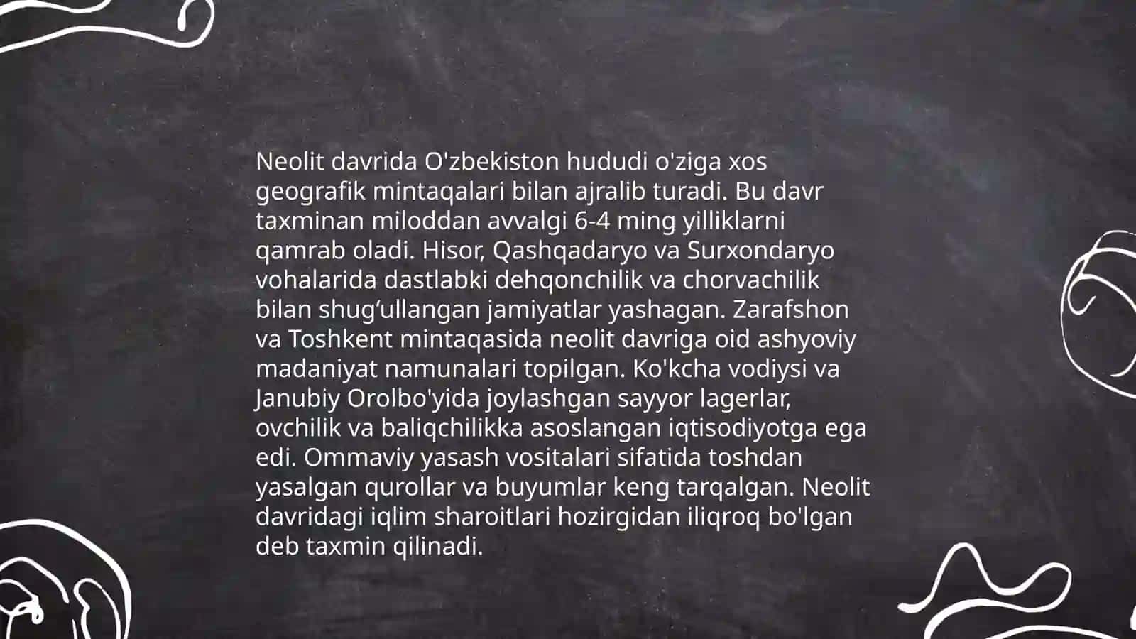 O'zbekiston hududida neolit davri manzilgohlari 4