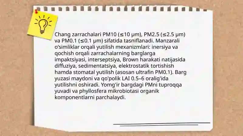 Manzarali oʻsimliklarning sanitar -gigiyenik ahamiyati 4