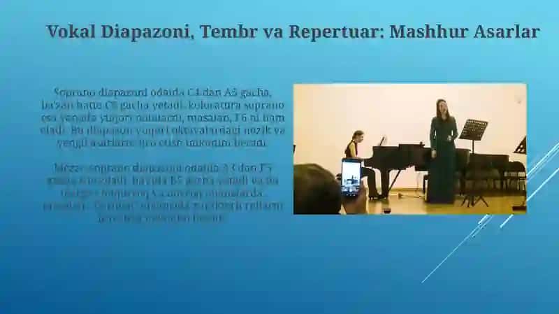 Soprano va Metzo-Soprano: Tarix, Tavsif va Texnikalar 4