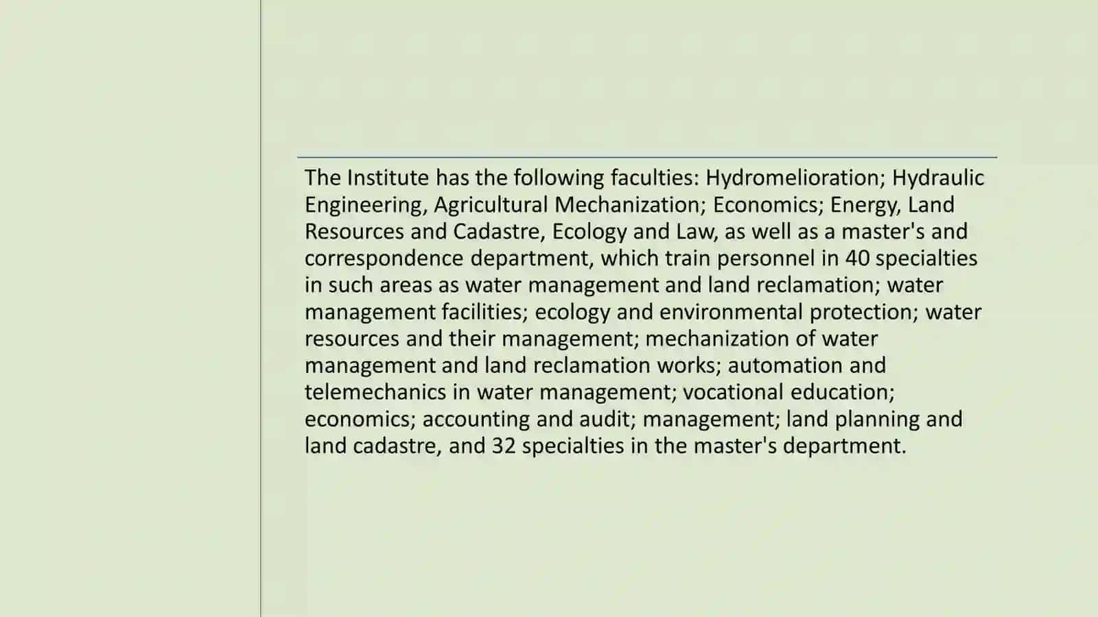 National Research University "Tashkent Institute of Irrigation and Agricultural Mechanization Engineers" 4