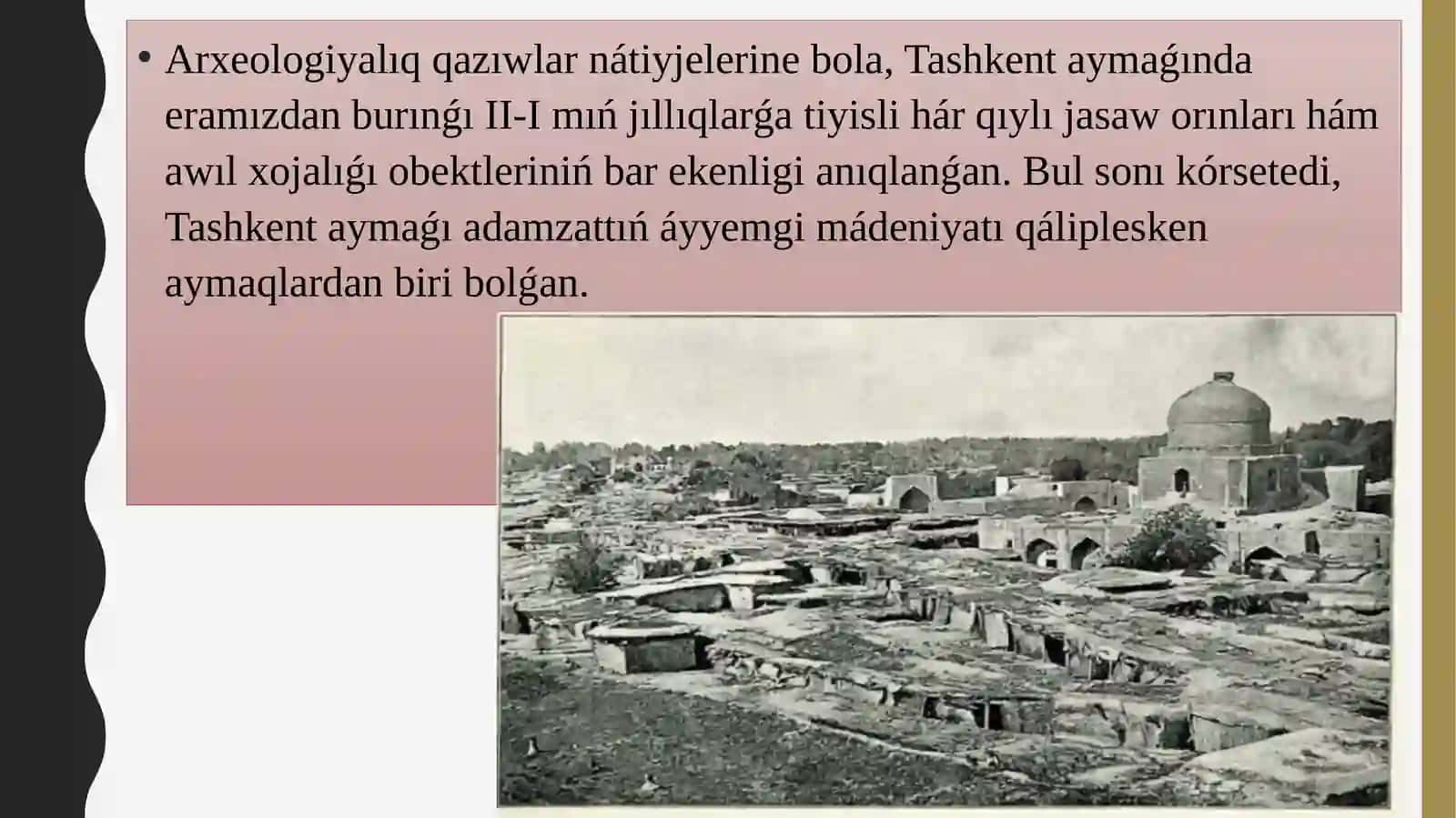 Tashkent qalasi Tariyx Tema 4