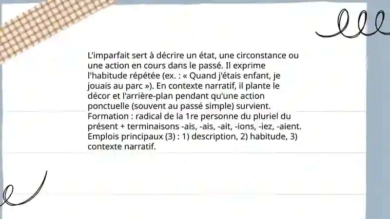 Les temps des verbes en français et leur utilisation 4