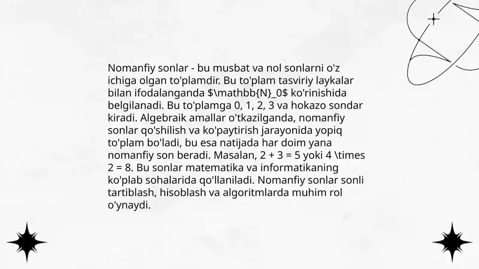 O'nlik sanoq sistemasi 4