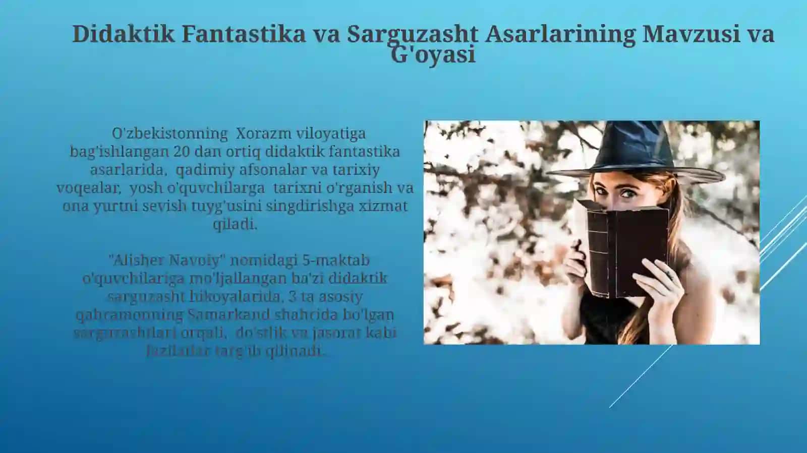 Didaktik Fantastika va Sarguzasht Janrlarining Adabiyotdagi O'rni 4