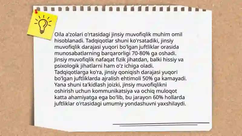 Oila va jinsiy hayot psixologiyasi 4