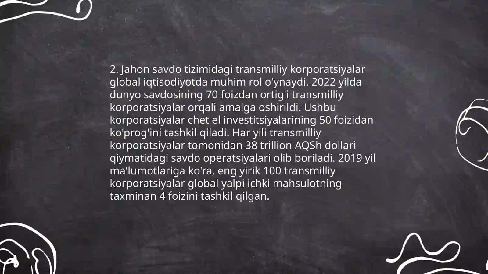Jahon iqtisodiyotida transmilliy korporatsiyalarning tutgan o‘rni 4