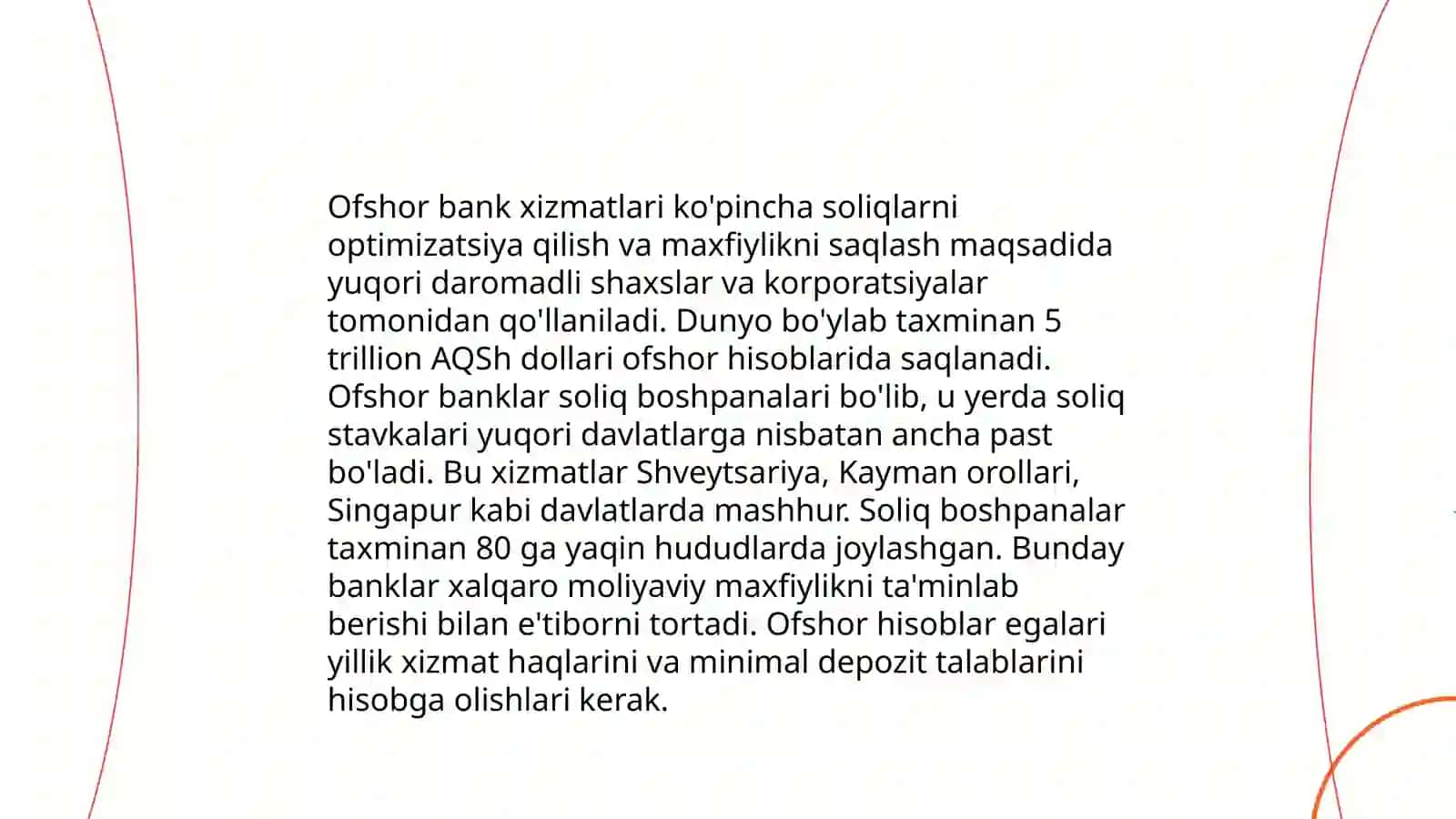 Xalqaro moliyaviy va ofshor markazlar 4