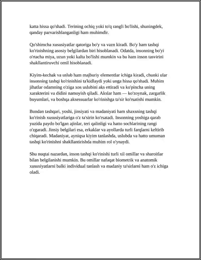 DESCRIBING PEOPLE 4