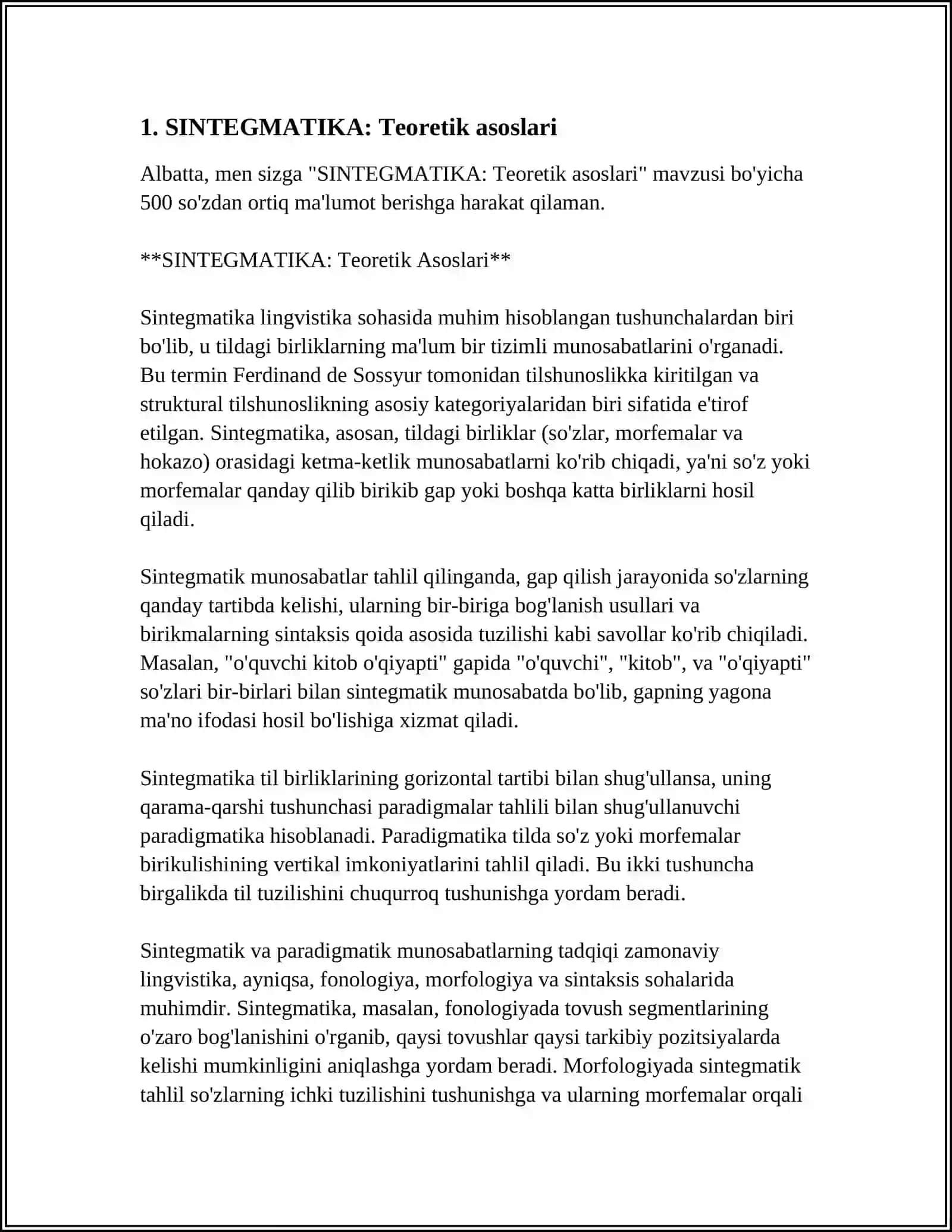 SINTEGMATIKA: Teoretik Asoslari 4