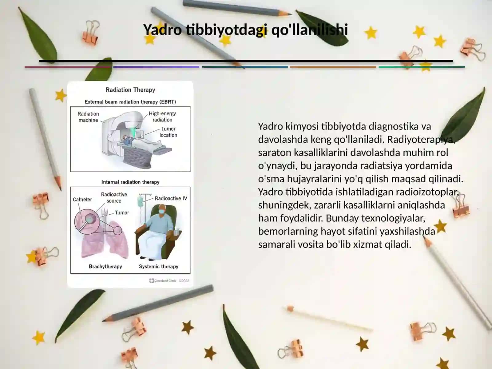 Yadro kimyosi va uning tubbiyotdagi ahamiyati 4