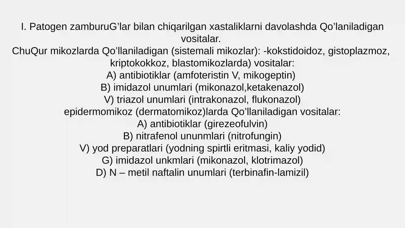 Zamburug'larga qarshi dori vositalari 4