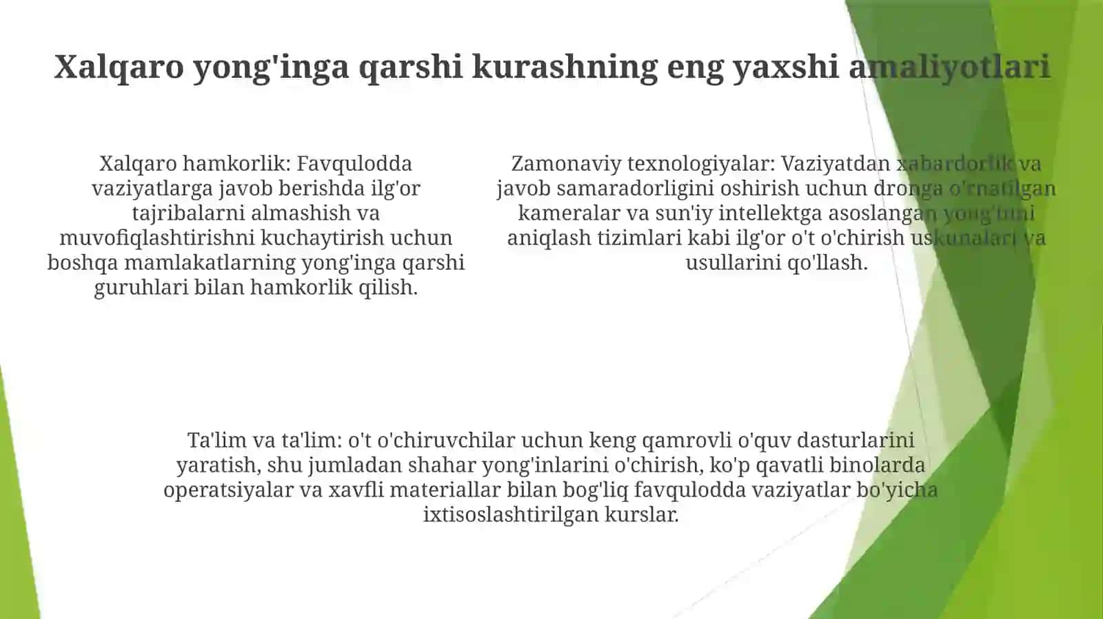 Yonĝinni Òchirishda Chet ElTajribasi 4
