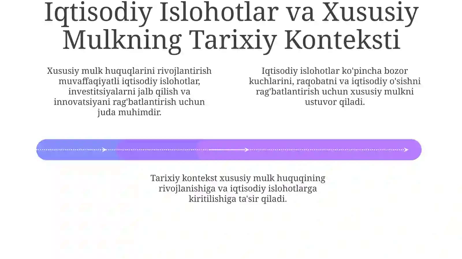 Xususiy mulk: G'oyadan haqiqatgacha 4