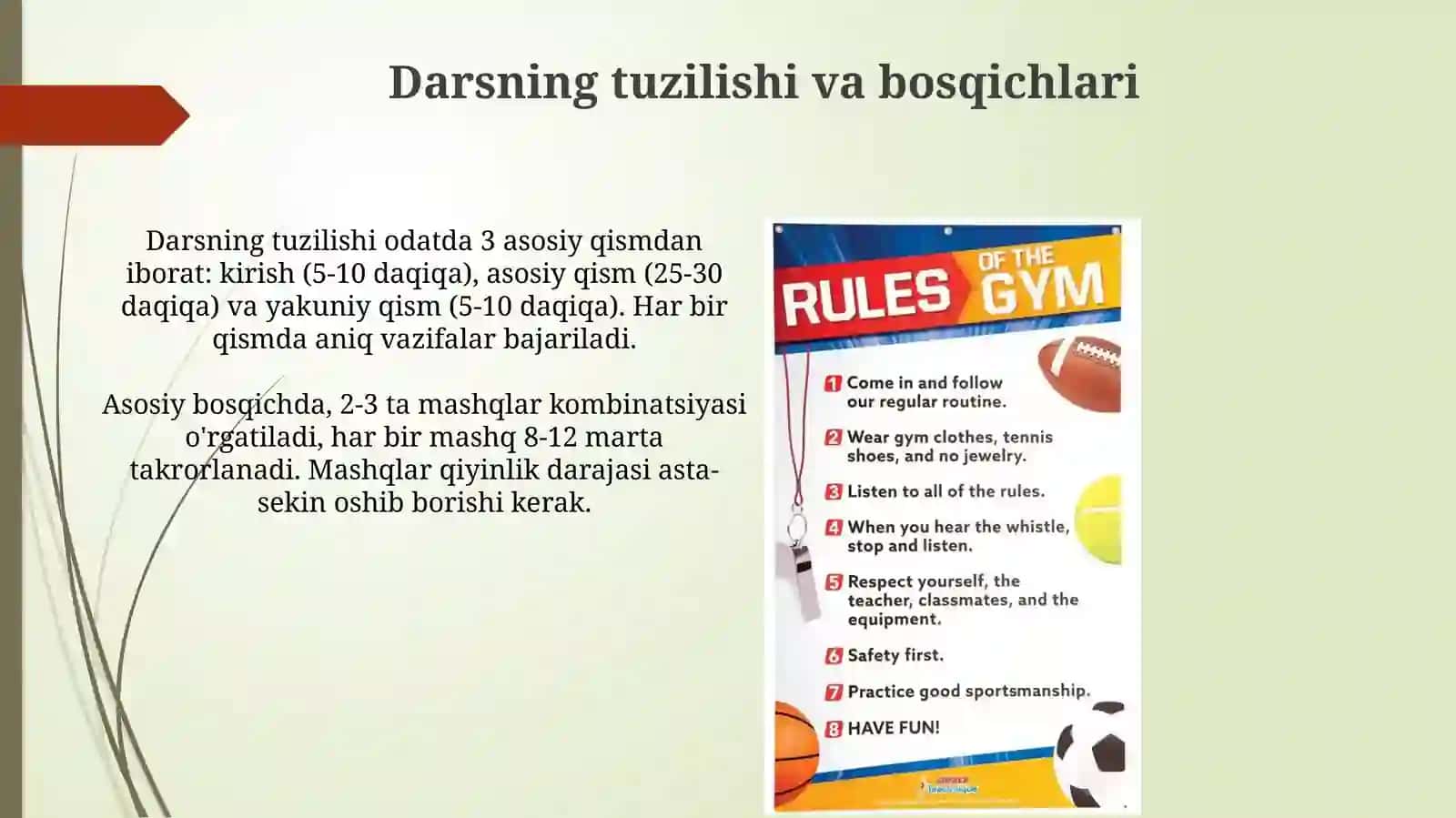 Jismoniy tarbiya darslarini tashkillashda kasbiypedagogikaspektlar 4