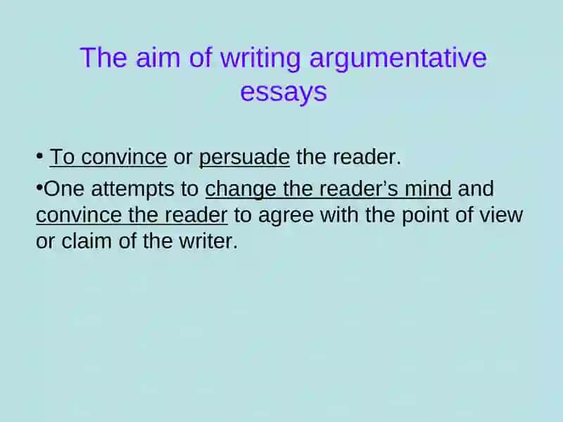 The Argumentative Essay 4