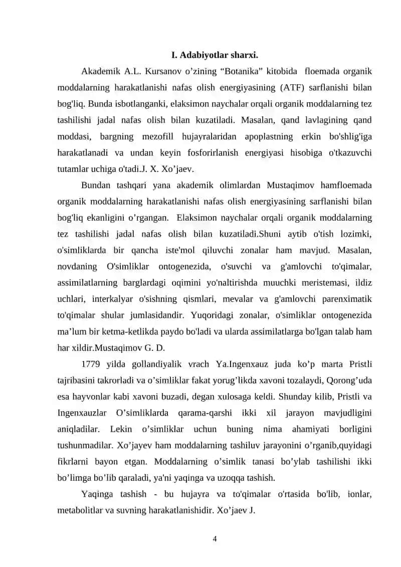 O’simliklarda moddalarning floema orqali tashiluvi 4