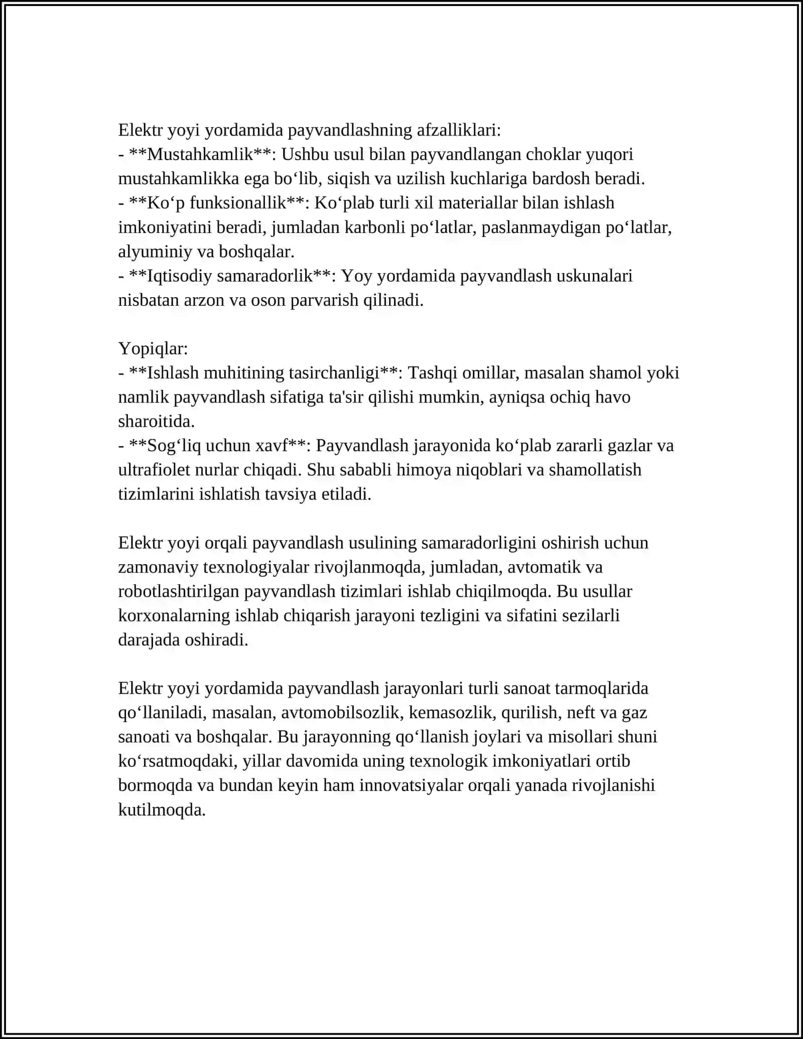 SOVUQ HOLATDA PAYVANDLASH USULLARI 4