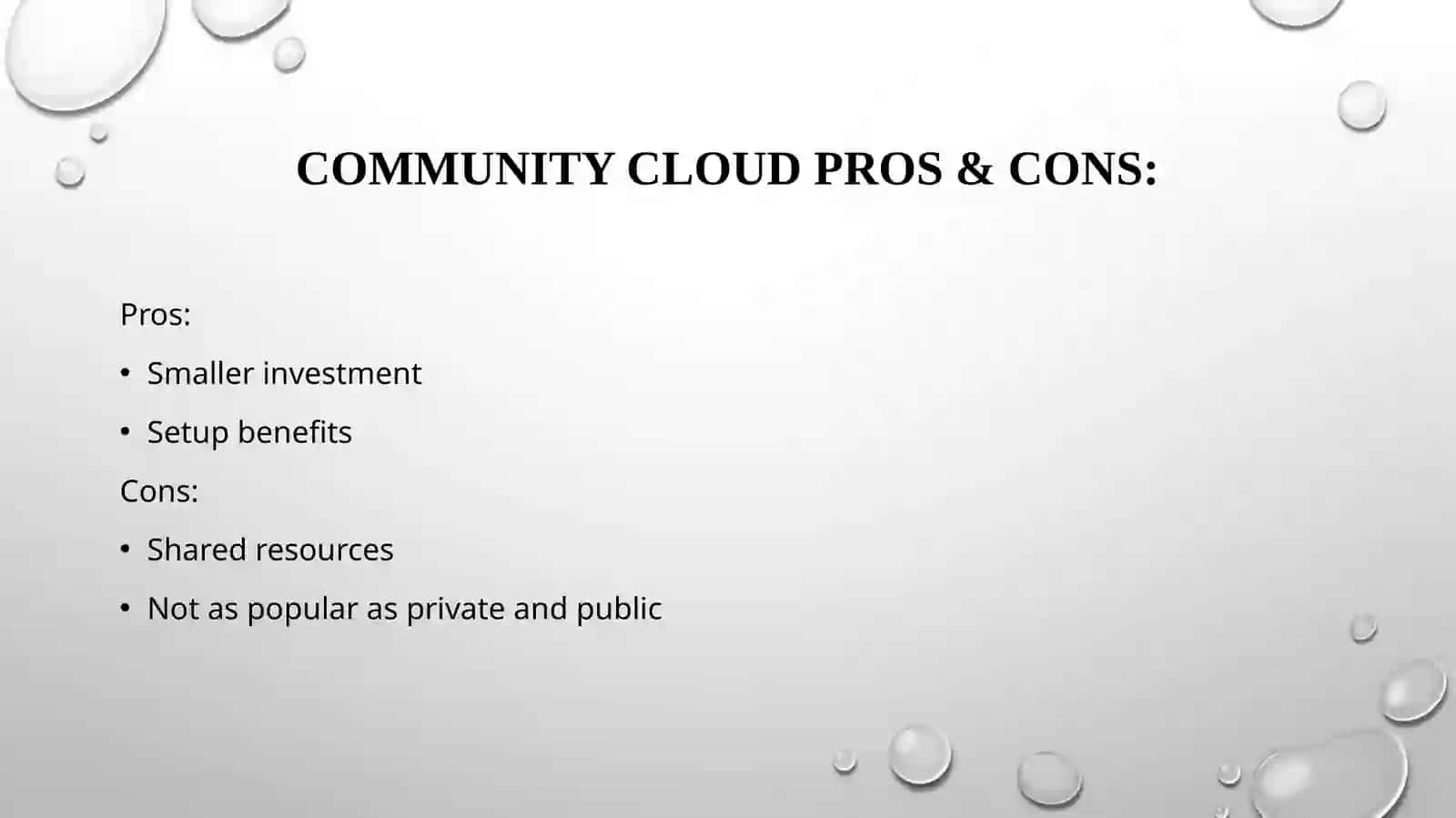 cloud computingcommunity cloud pros & consHybrid cloud 4