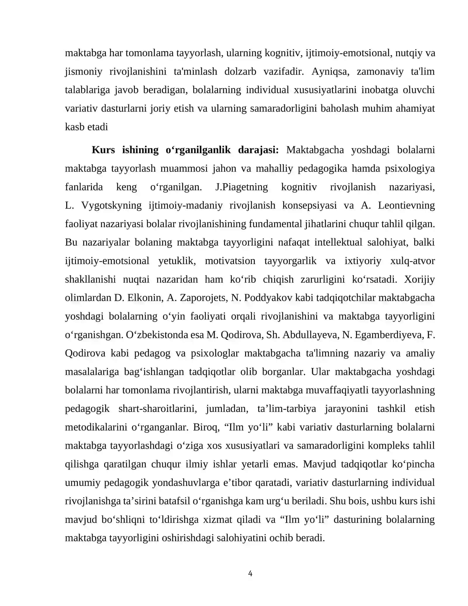 ILM YOʻLI VARIATIV DASTURI ASOSIDA TA’LIM TARBIYA BERISH 4
