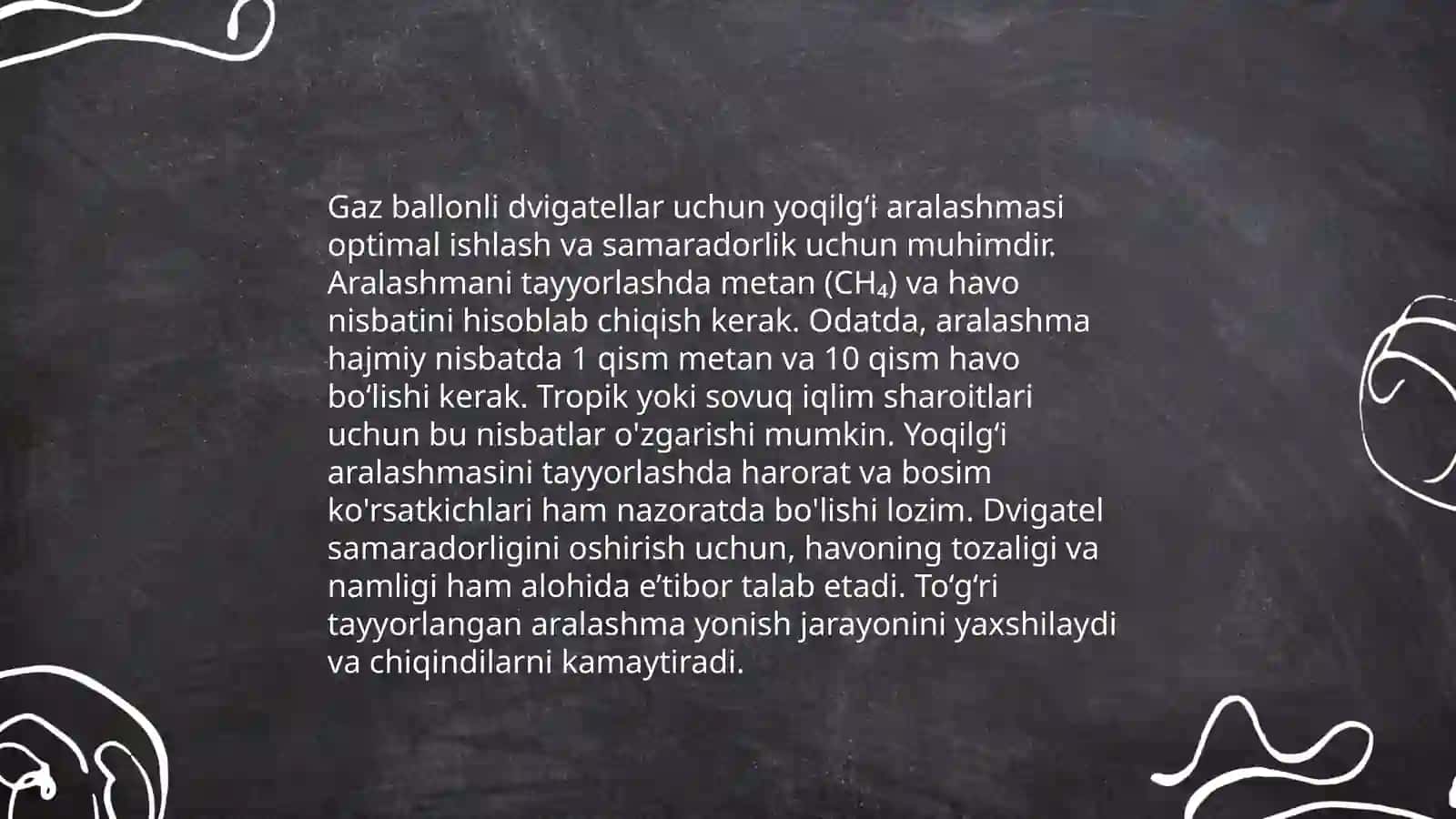 Gaz balonli avtomobil dvigatellarining taʼminlash tizimini tuzilishi va ishlashini oʼrganish 4
