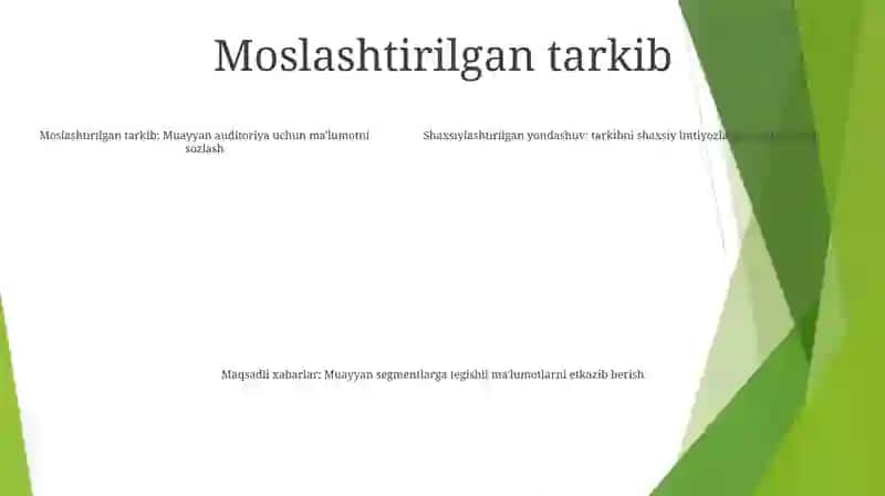 Ma'lumotlarga asoslangan Yondashuv 4