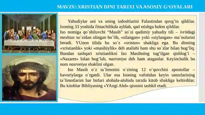 XRISTIAN DINI TARIXI VA ASOSIY G‘OYALARI 4