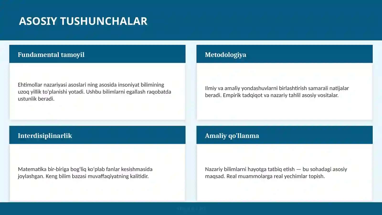 Ehtimollar nazariyasi asoslari 4